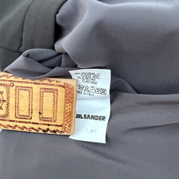 Jil Sander Made in Italy Suit Size 36 / Skirt Size 38 Wool Set Dress Black - Picture 15 of 16